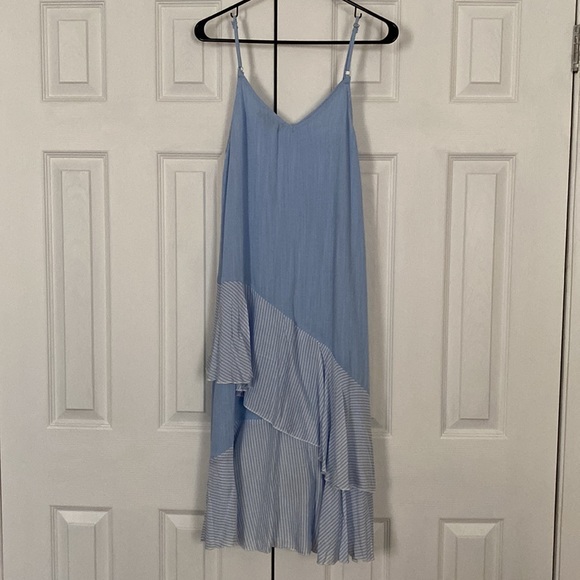 Linen Ruffle Midi Dress - Picture 4 of 4